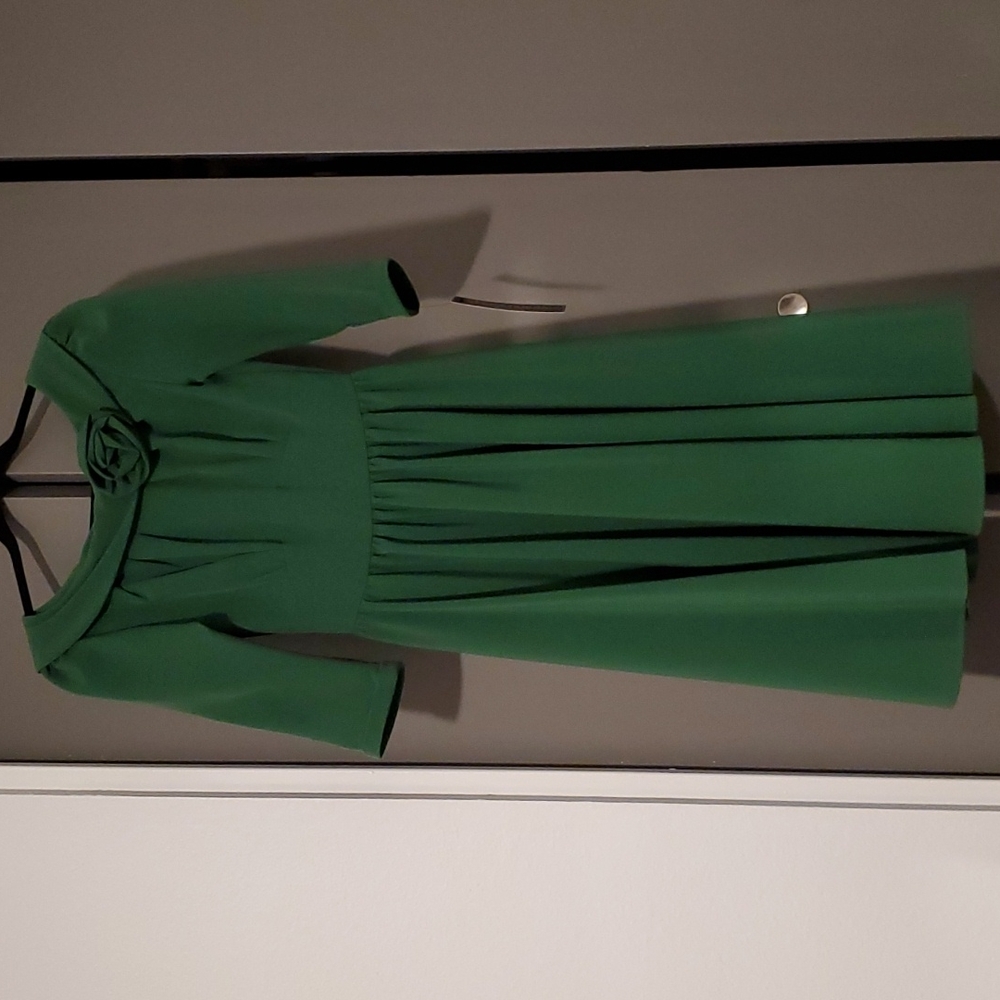 NWT Stop Staring Green Circle Skirt Dress size S